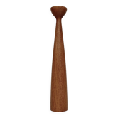 Vintage teak candle holder