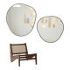 Miroir Bossa Nova Contour noir 100 cm D