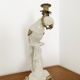 Bougeoir perroquet en céramique