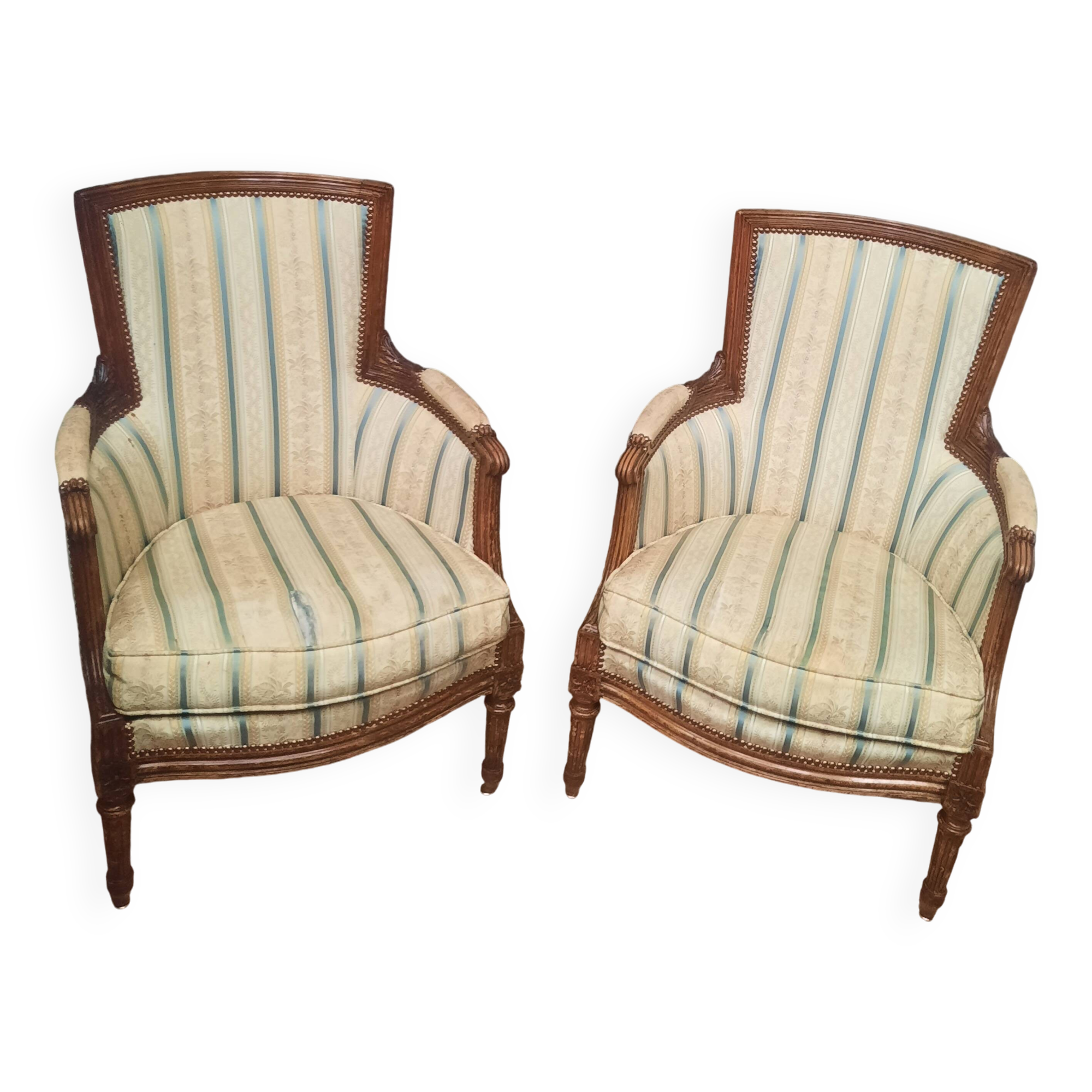 Pair of Louis XVI shepherdesses