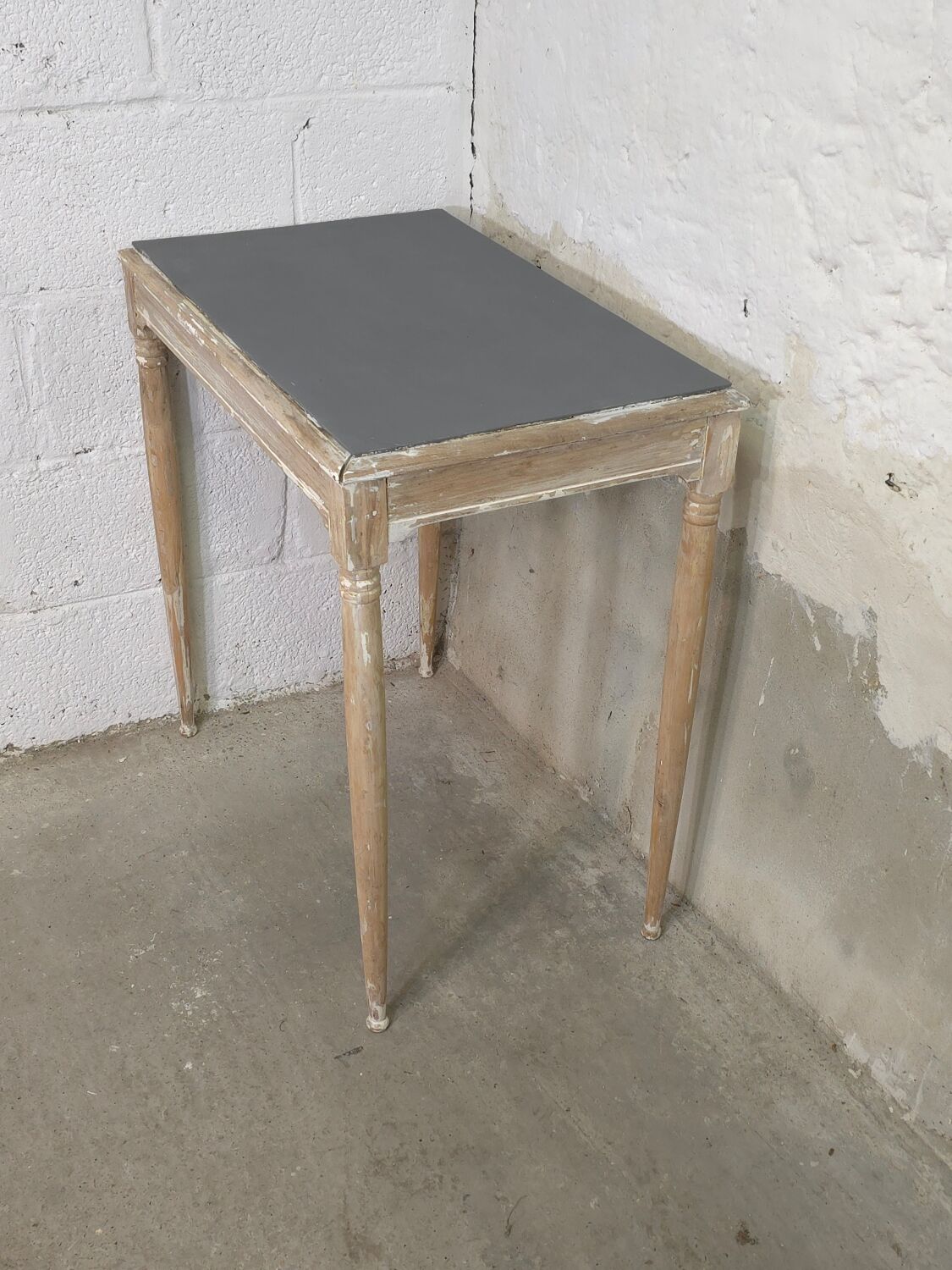 Upcycled antique side table