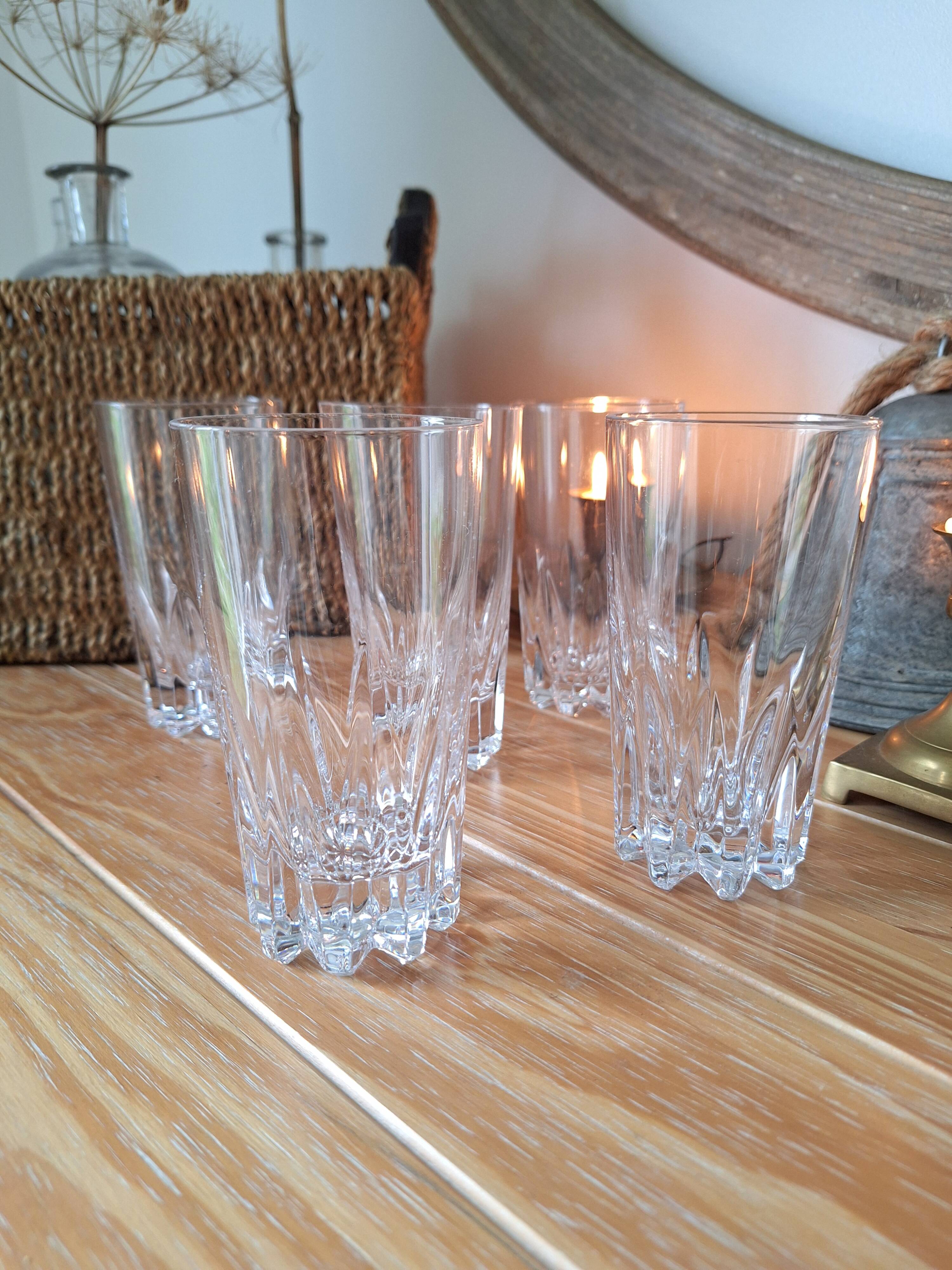 Crystal water glass