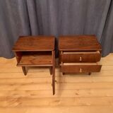 Paire de tables de chevet Italie années 1960