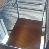 Table rolling bar chrome vintage