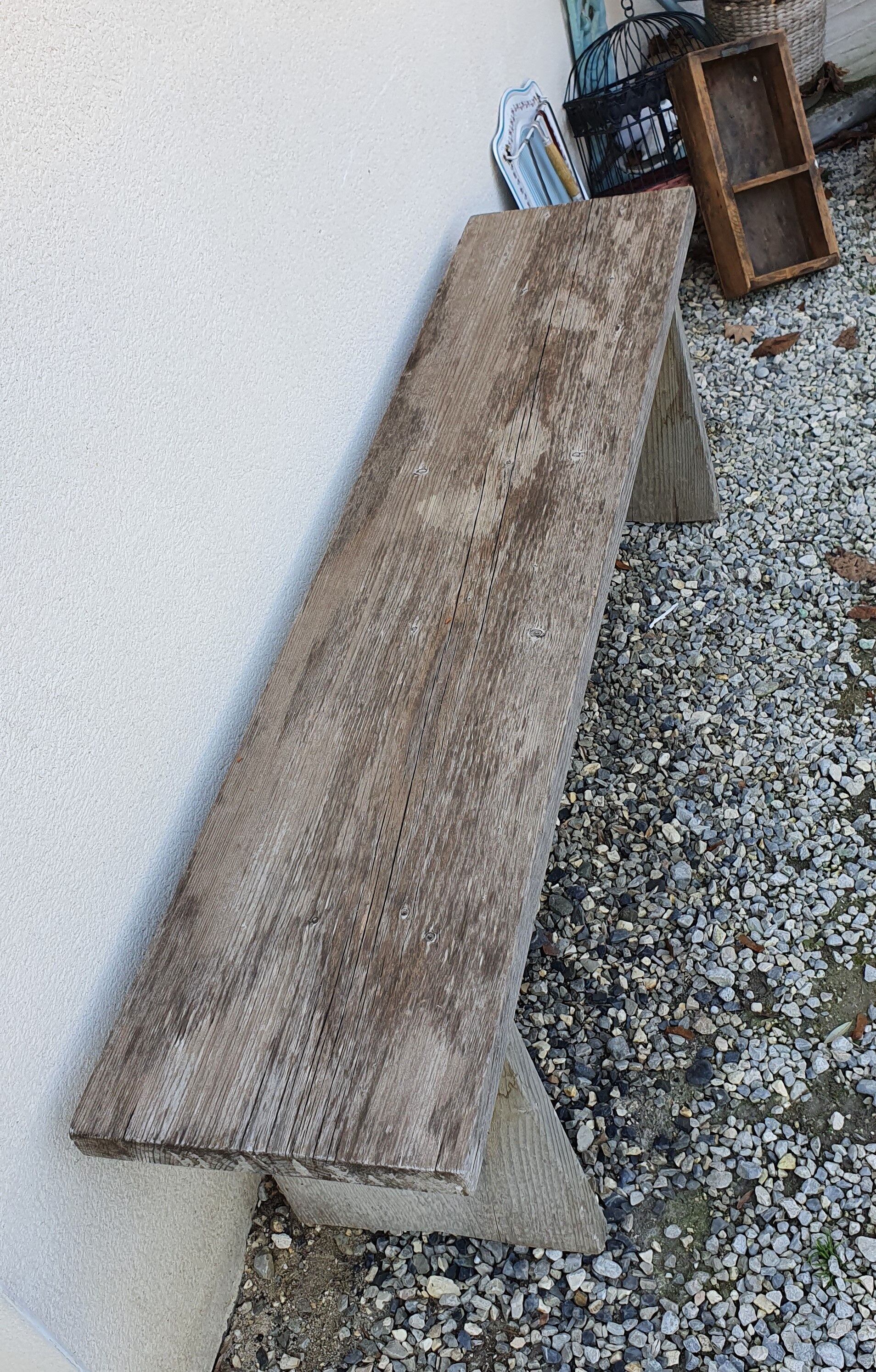 Savoy folk art bench