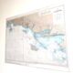 Map of Finistère and the Gulf of Morbihan, west coast of France, 1981