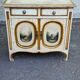 Buffet Louis XV chiffonnier shabby chic relooké 1950 peur profond