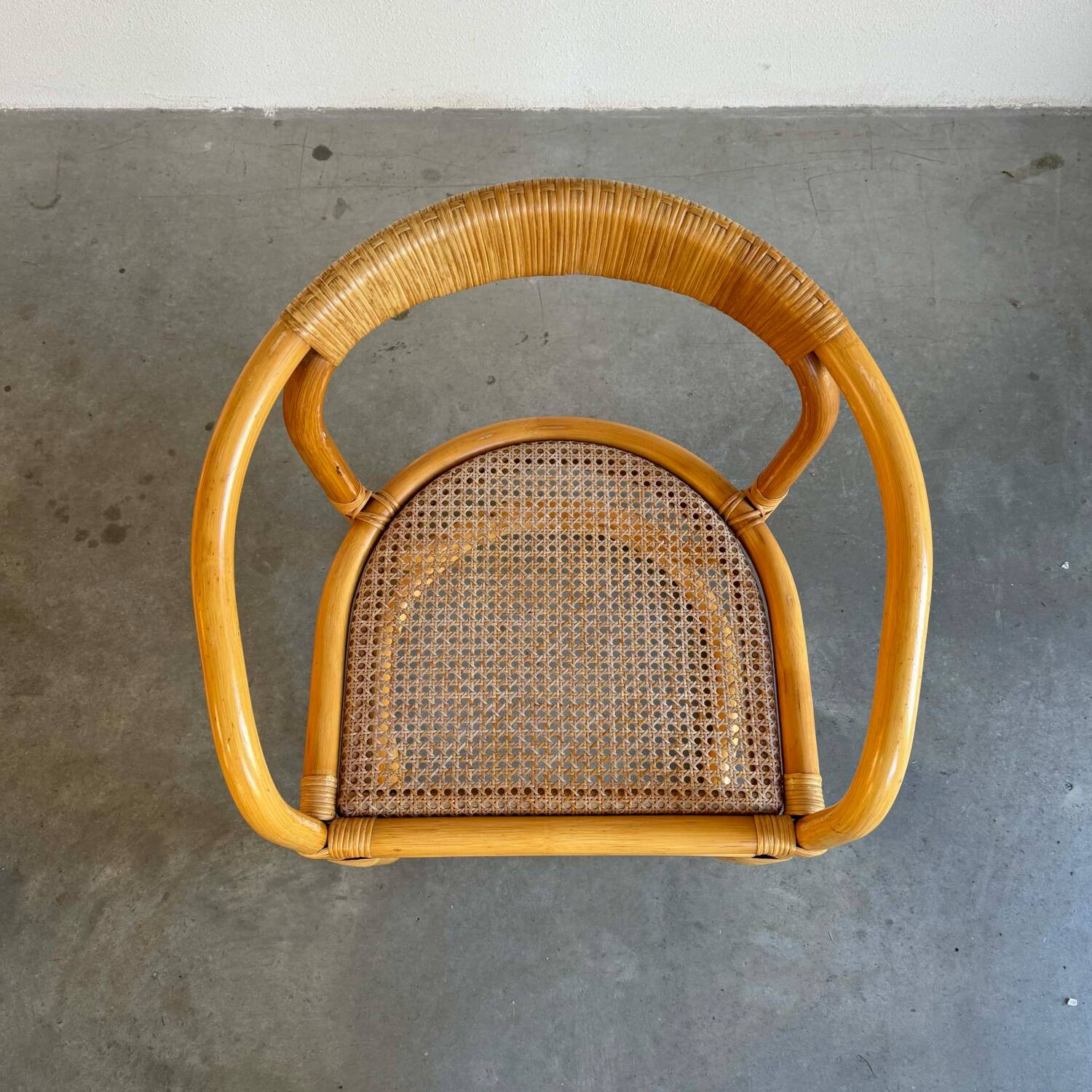 Chaises en bambou vintage