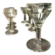 Lot de 8 Verres à pied - verres de bistrot