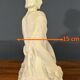 Sculpture « Jeune femme parmi les fleurs », Odyv, Manufacture Berlot-Mussier, Art Déco