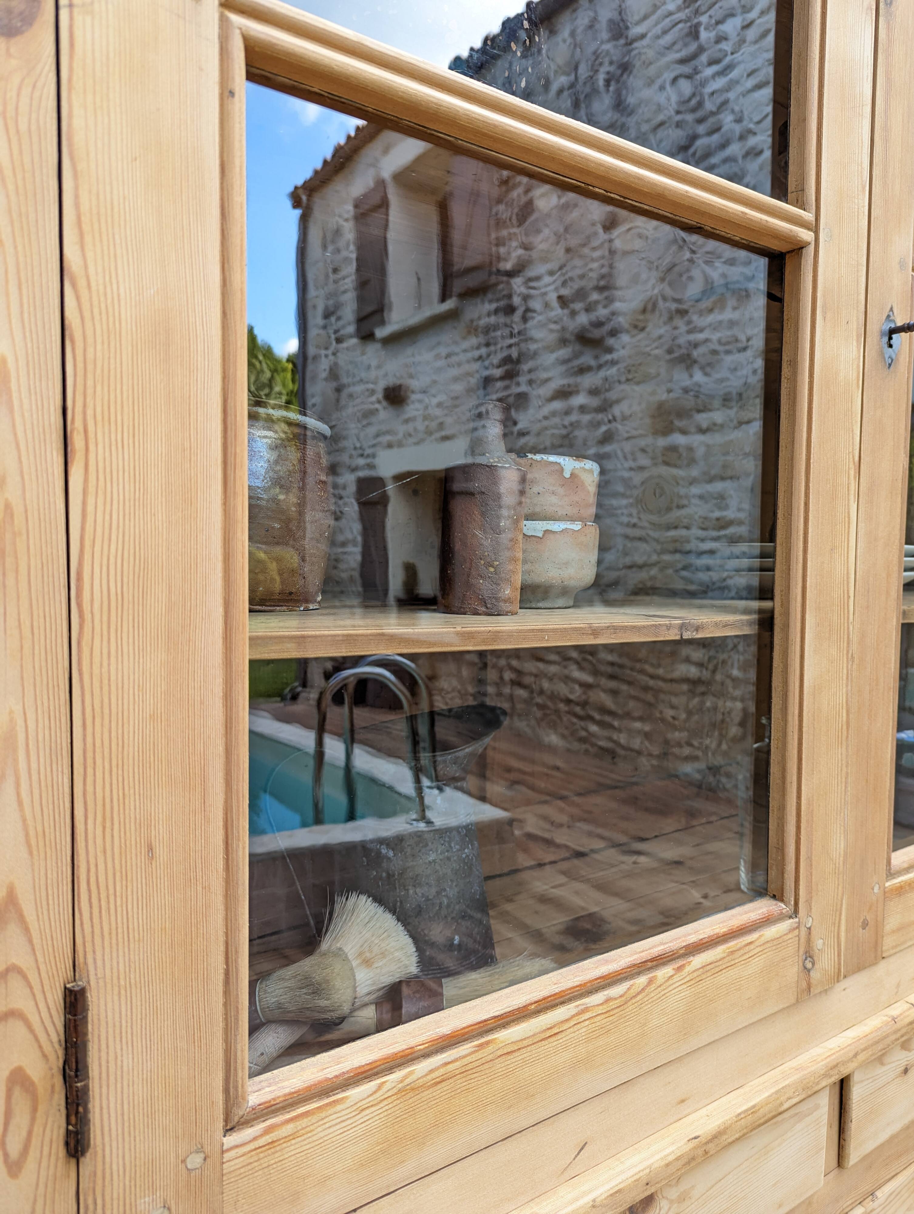 Old glazed furniture