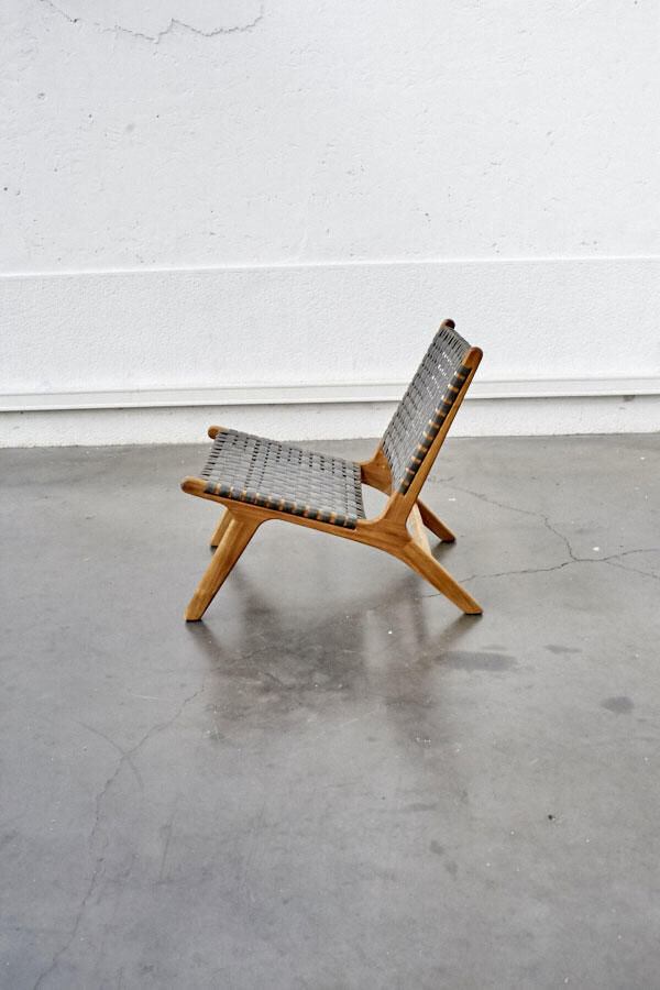 Armchair vintage and braiding