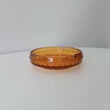 Vintage amber ashtray 60-70s