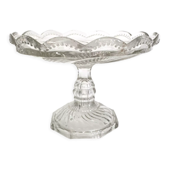 Cut glass compotier