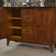 Buffet reconstruction en chêne par René Gabriel 1940’s
