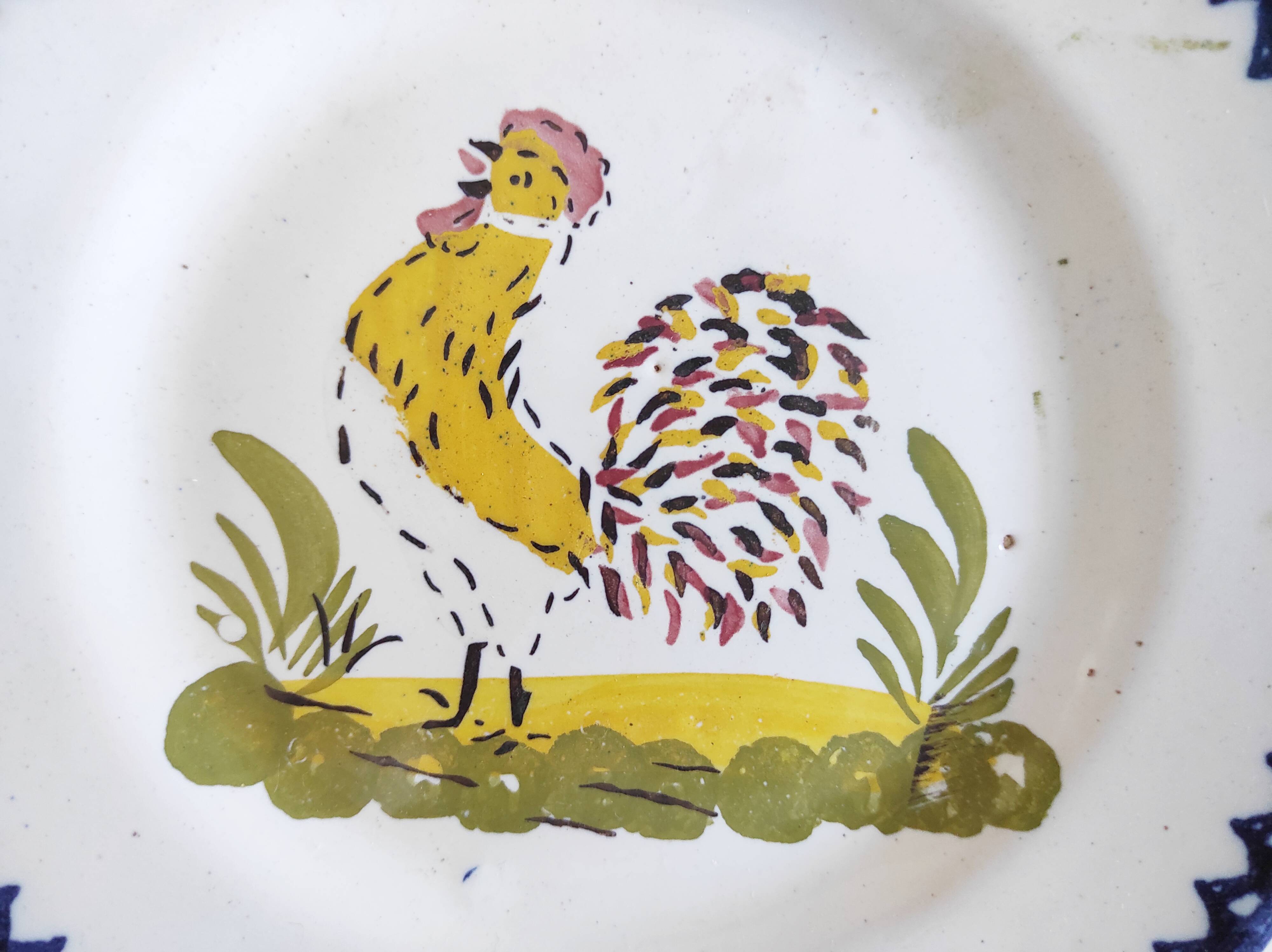 Rooster plate