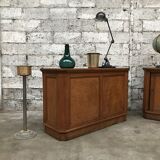 Old comtpoirs early twentieth double sided delicatessen coffee bar