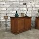 Old comtpoirs early twentieth double sided delicatessen coffee bar