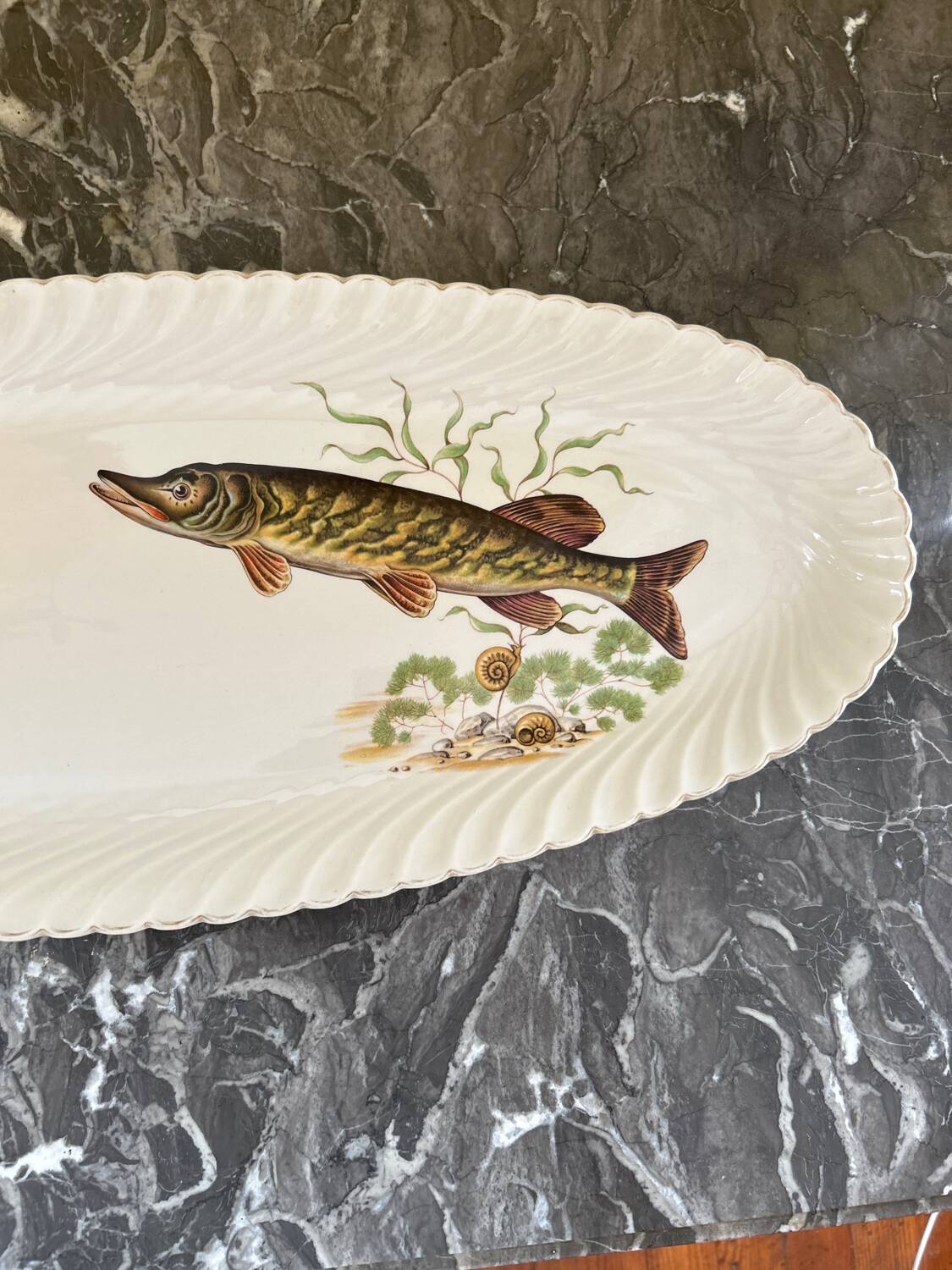 Fish dish Luneville Badonviller
