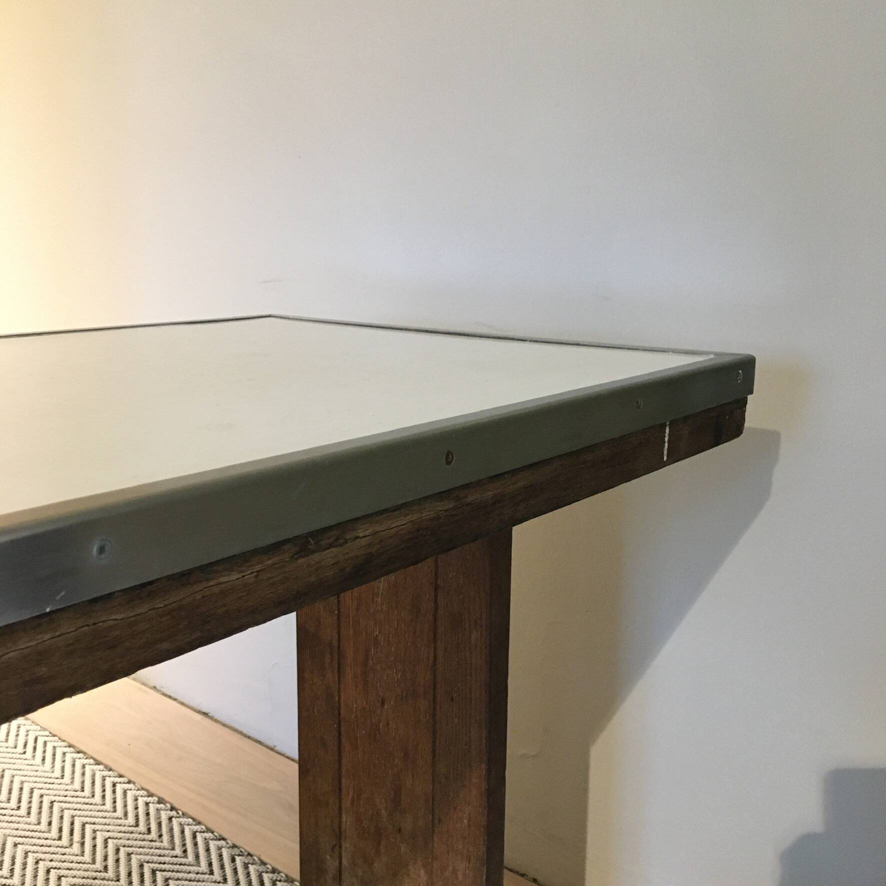 Wood and Formica bistro table