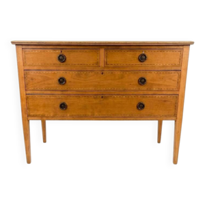 Commode style Louis XVI - marqueterie