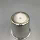 Silver metal cup