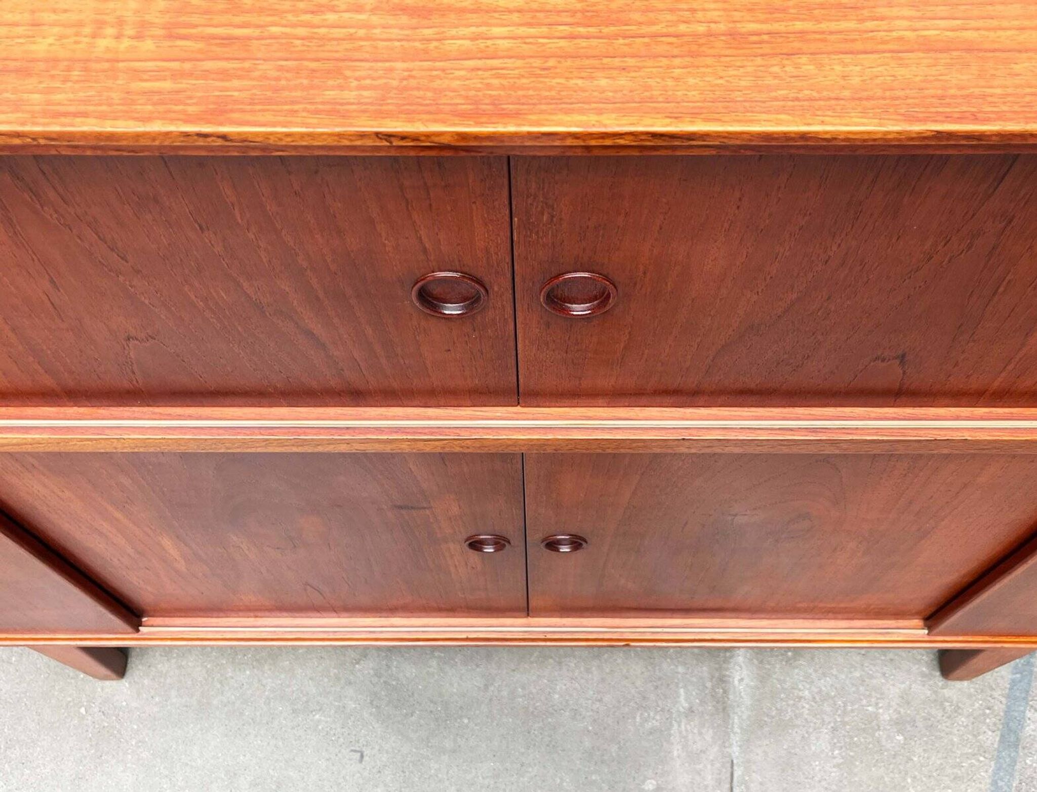 Modern Danish mid-century enfilade, teak, 1960s