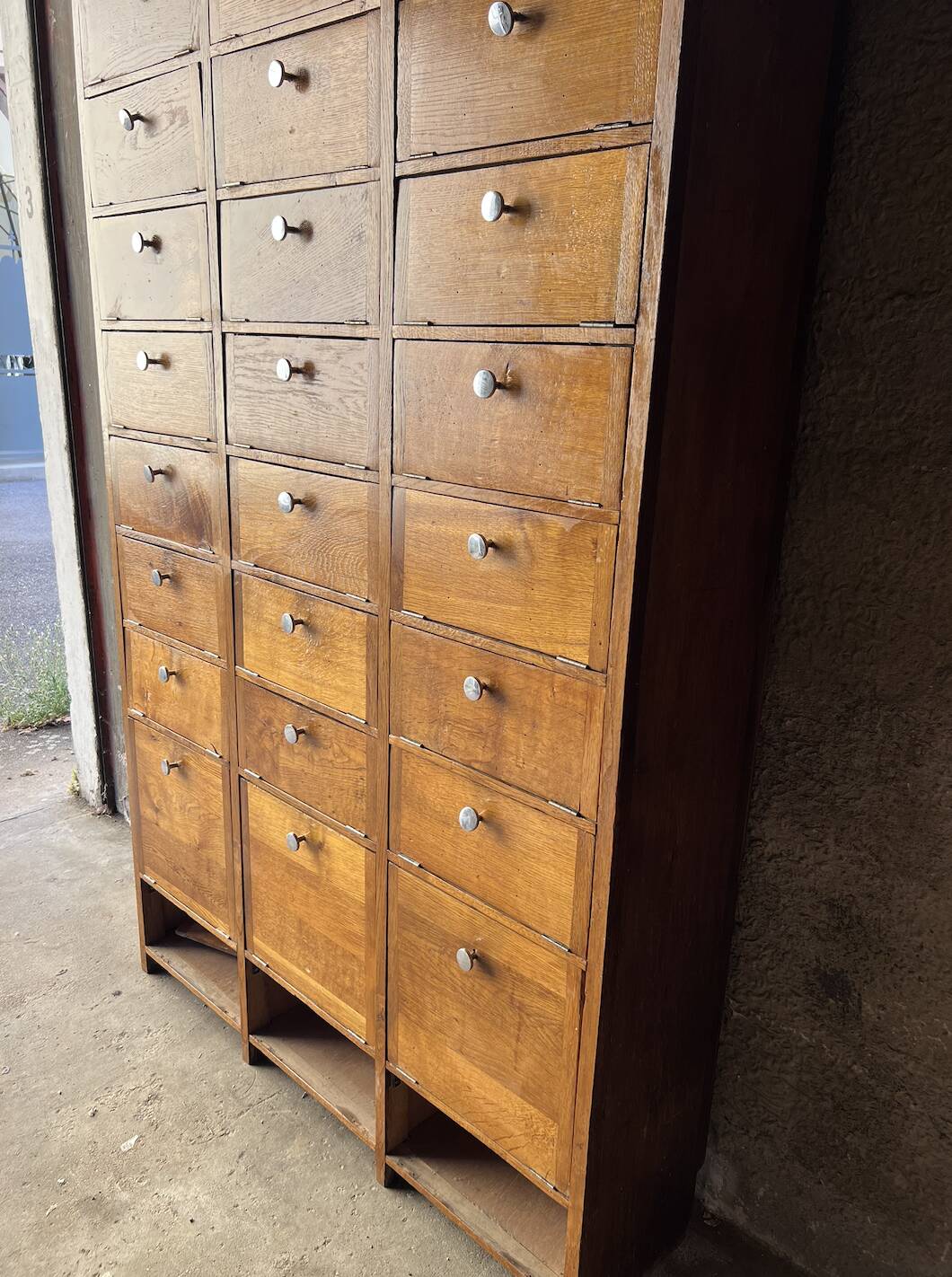 Meuble de Notaire à Clapets (meuble métier vintage)