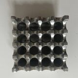 Cendrier midcentury en métal chromé style ultima 15, design 1970