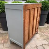 40's grey green art deco chest of drawers