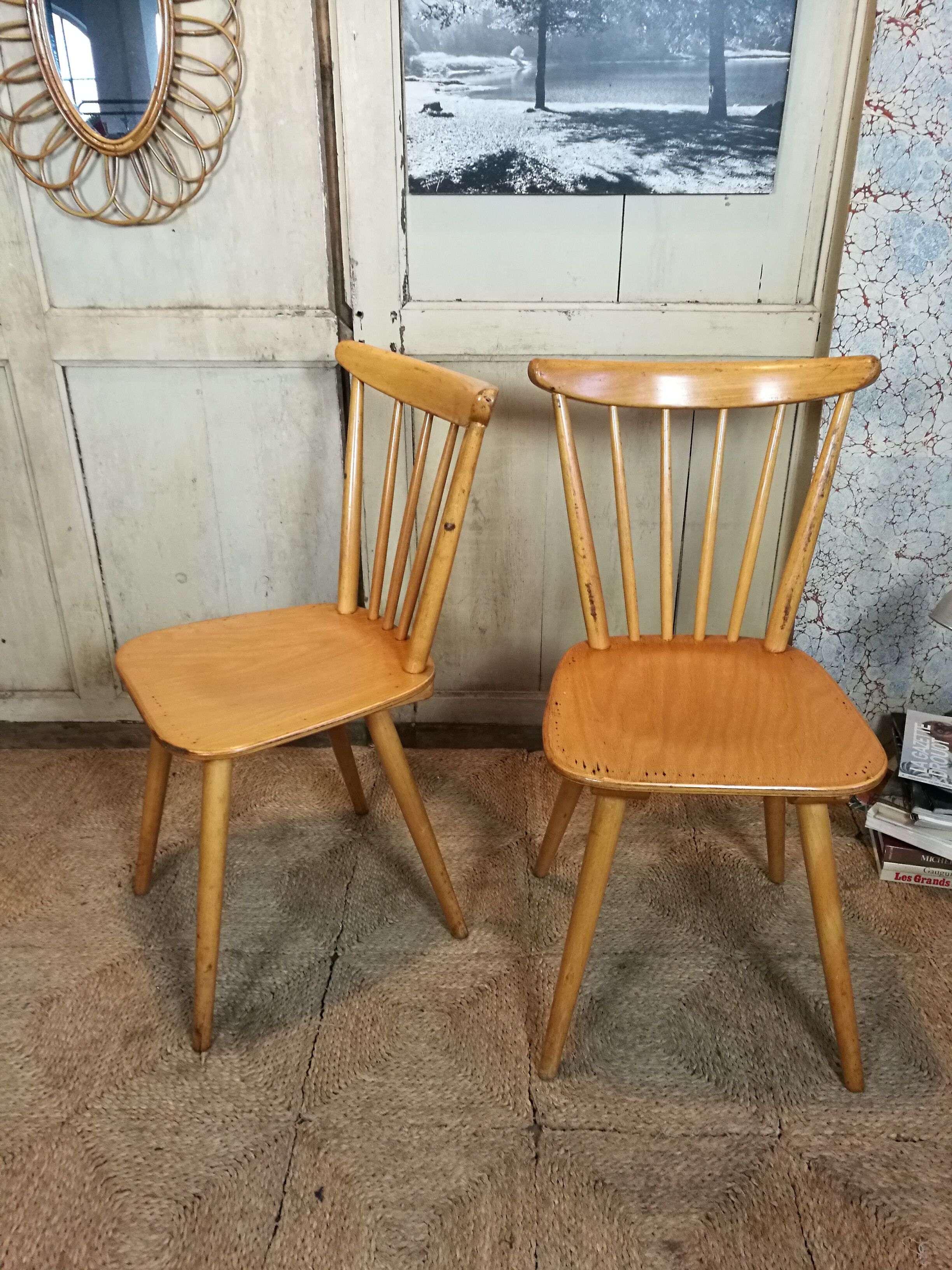 Pair of Scandinavian chairs