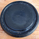 Antique round glass globe 35 cm high