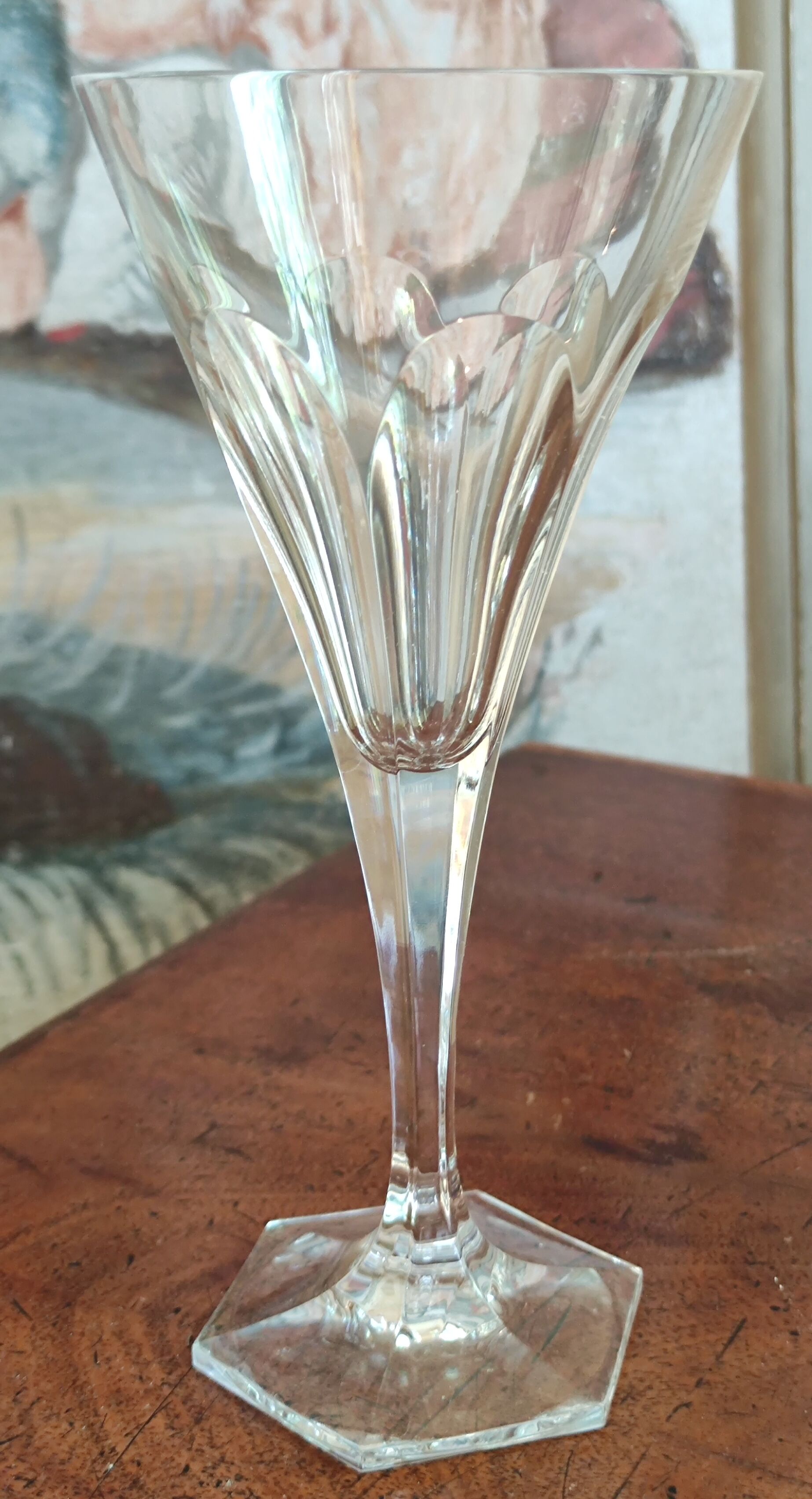 Series of 8 Villeroy and Boch crystal glasses