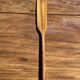 Small spatula, teak spreading knife, Indonesian monoxyle L18 l2.
