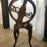 Chaise métal coca-cola
