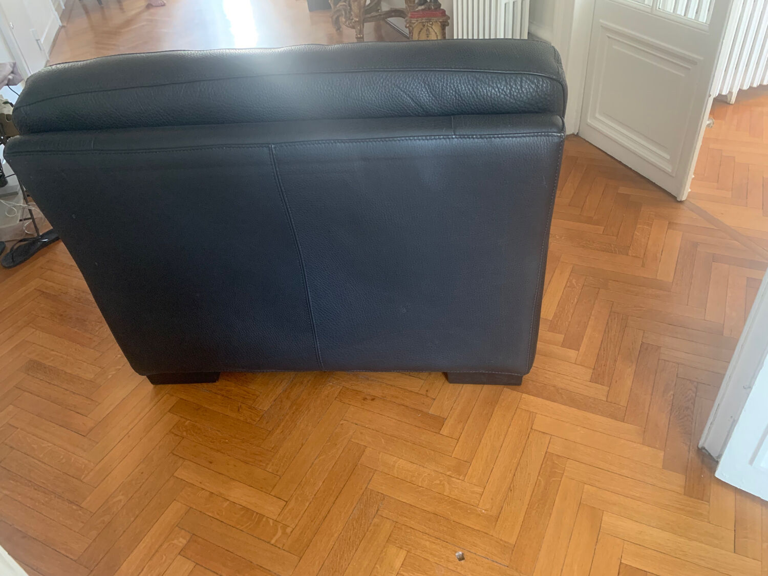 Roche Bobois leather armchair