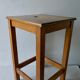 Handle workshop stool, solid wood