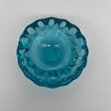 Empty blue crystal pocket