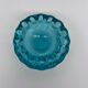 Empty blue crystal pocket