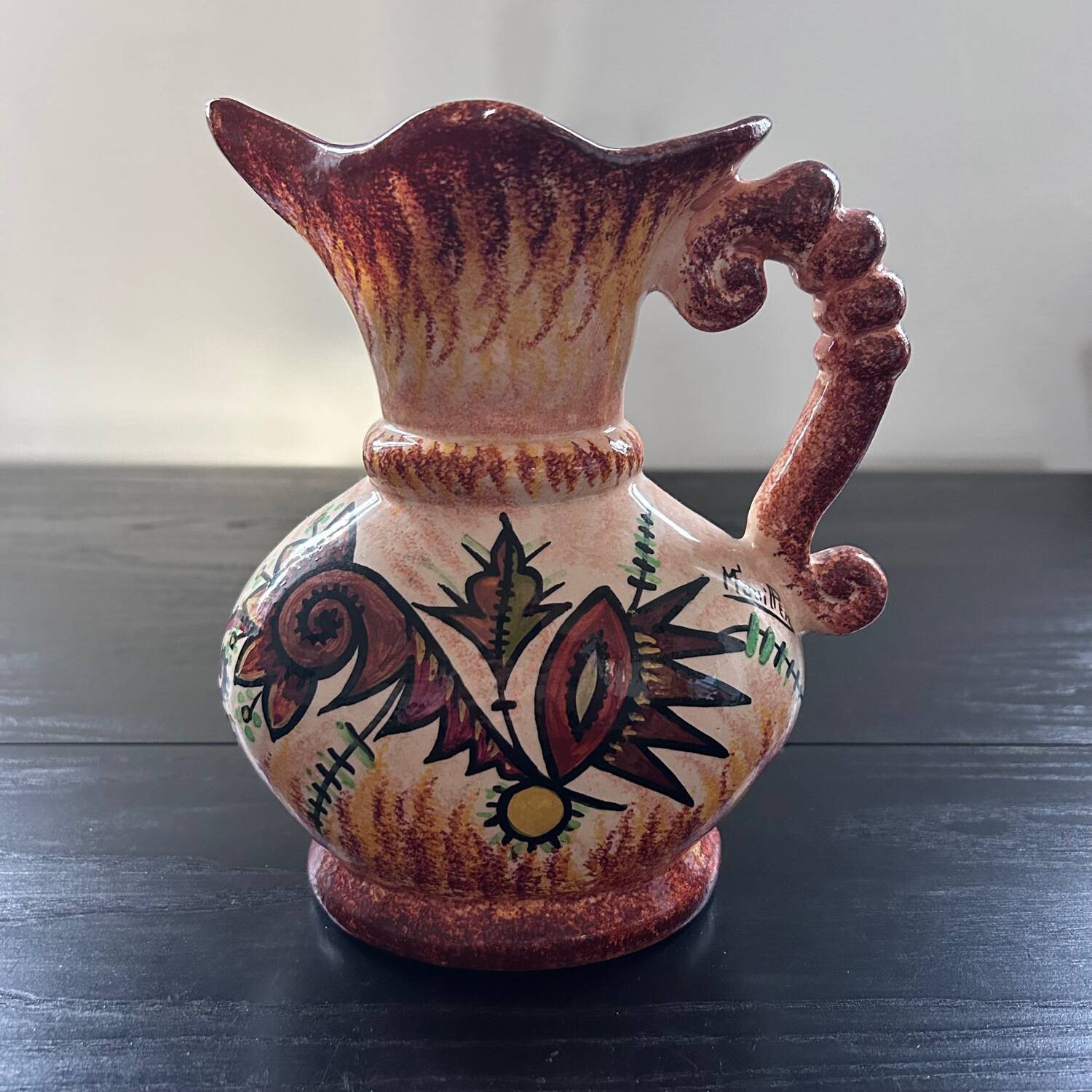 Pichet signé Fouillen Quimper