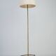Mid-Century Italian Solid Brass Faux Bamboo Floor Lamp, 1960s