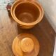 Saint-Amand stoneware sugar bowl, Rimini model.