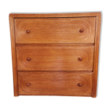 Commode en rotin année 70