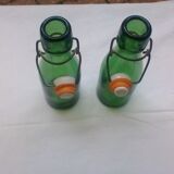 Pair of 2 Bulach glass bottles