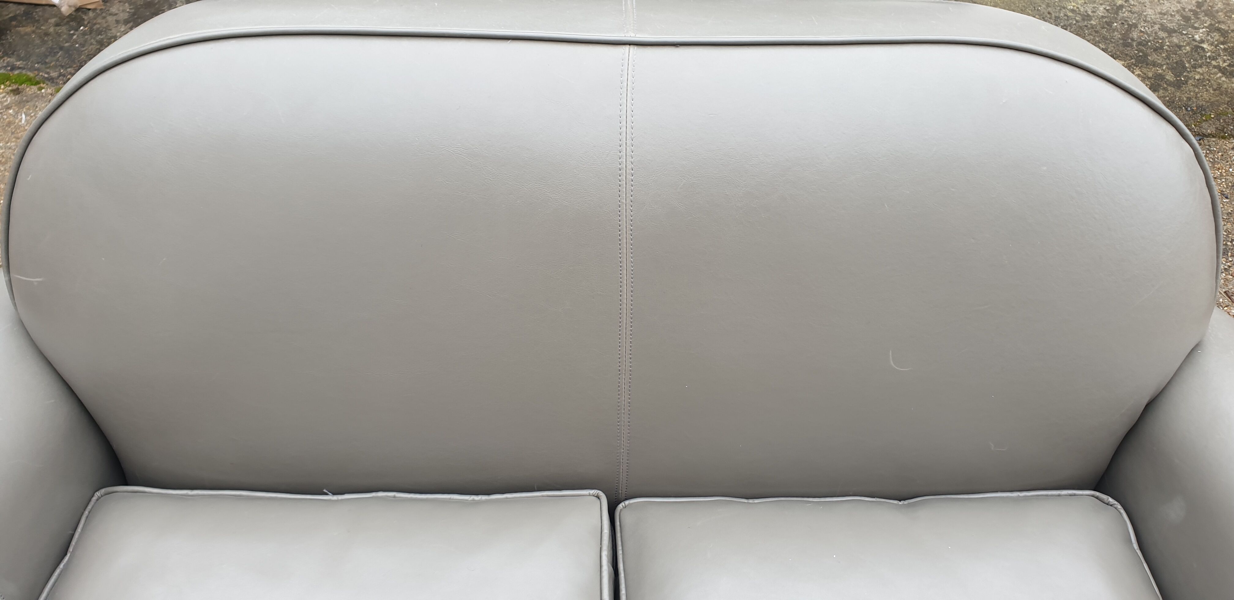 Leather club sofa