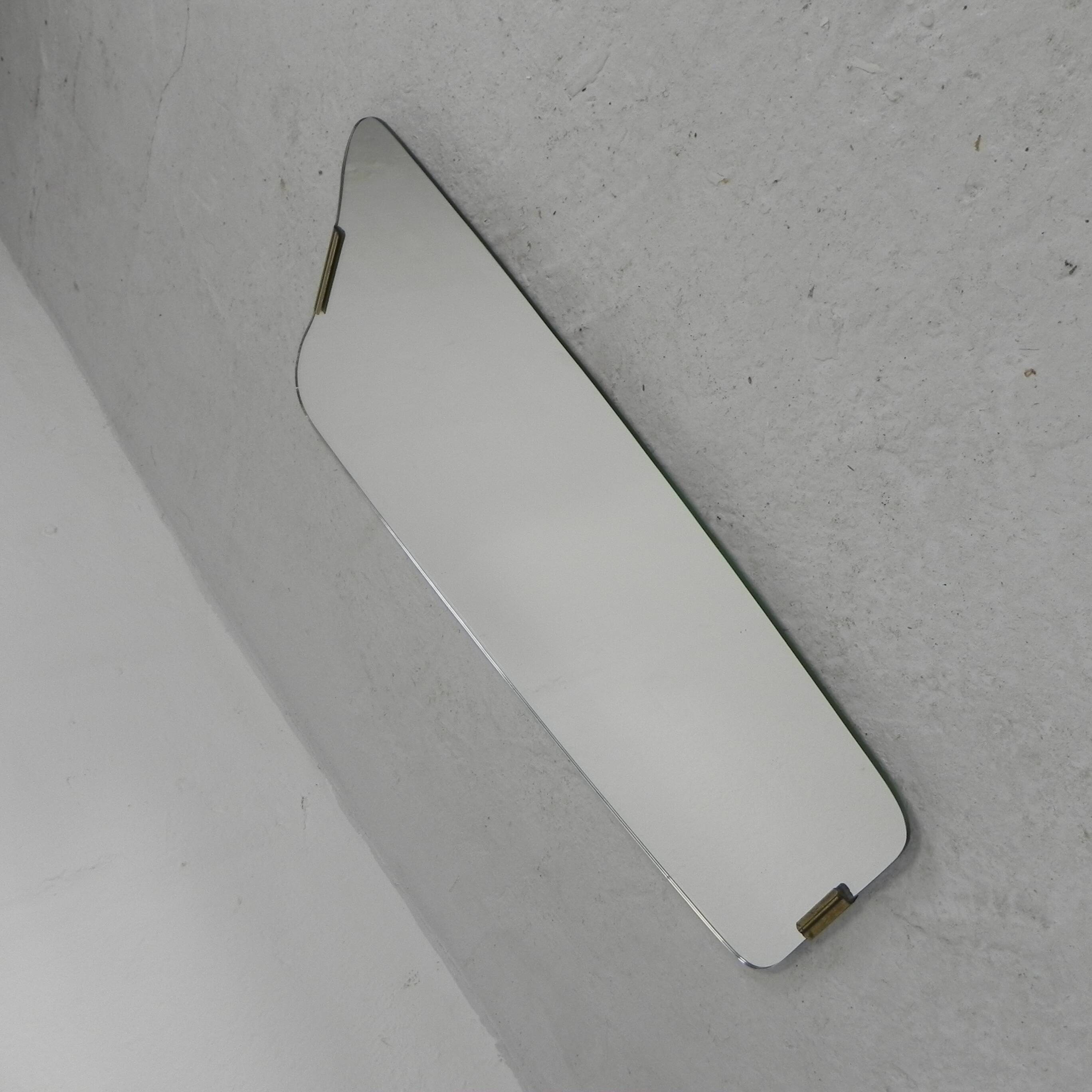 Vintage mirror in an organic shape, 1950s.
