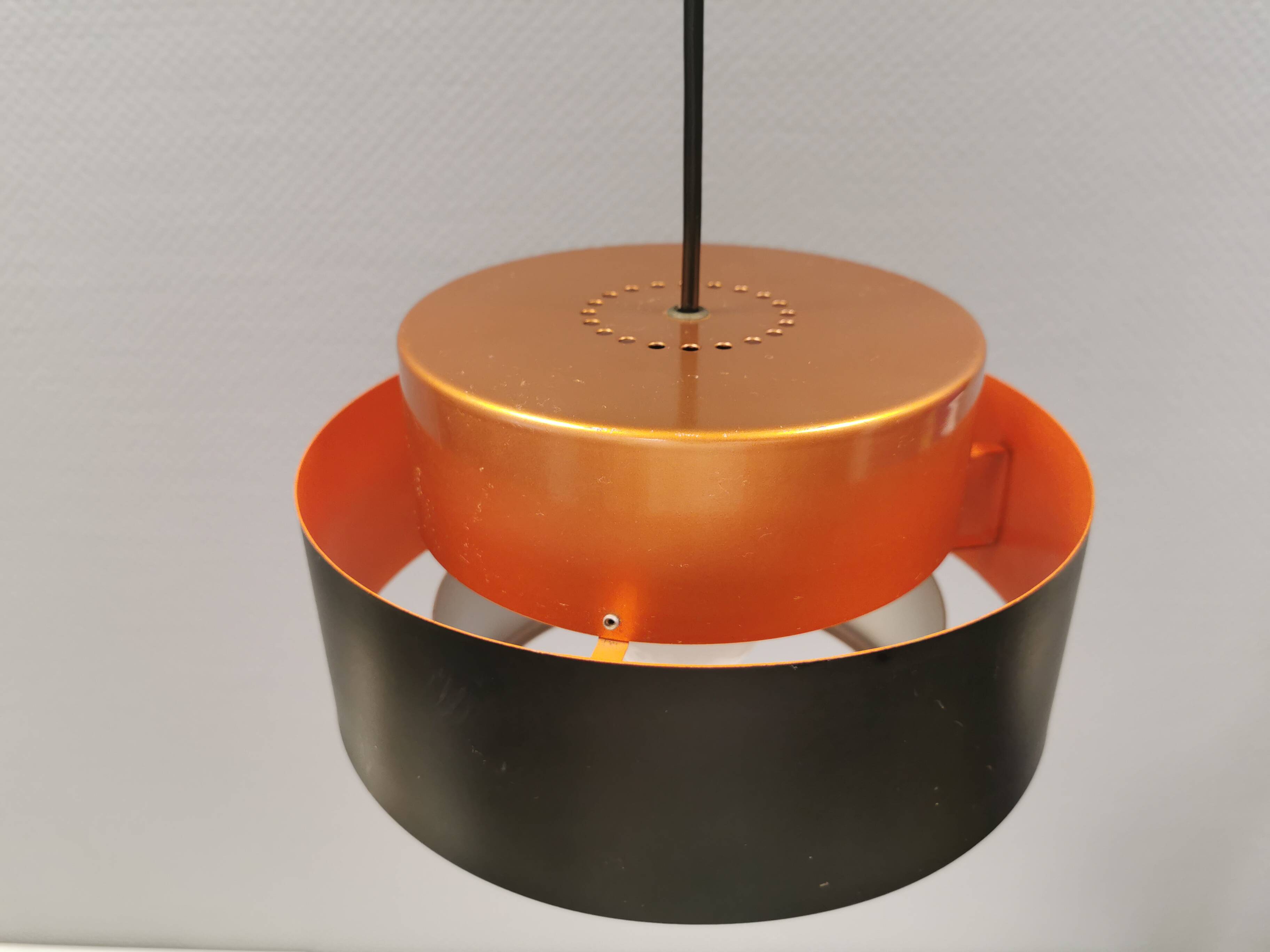 Juno hanging lamp by Jo Hammerborg, for Fog&Mørup Denmark 1966.