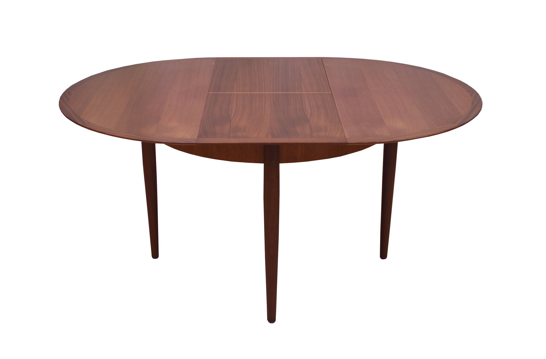 1960s round diningtable in teak from Lübke