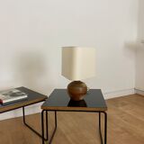 Lampe en grès vintage