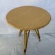Rattan and formica table